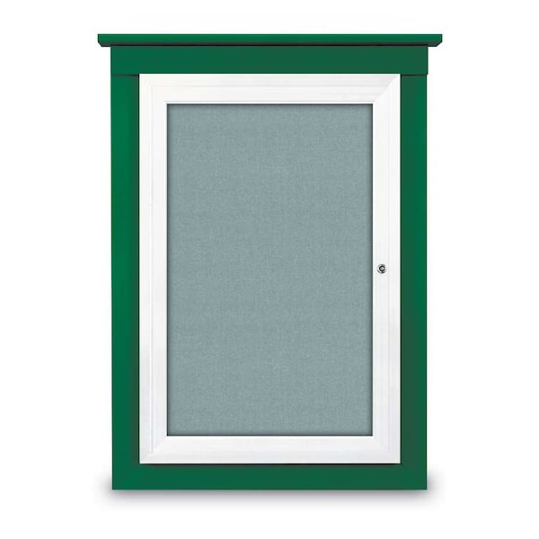 Sliding Glass Enclosed Letterboard, 96"x3